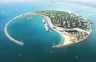 從陸地傳遞高程到人工島 從陸地傳遞高程到人工島